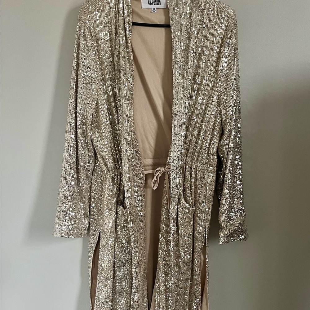 Gold Sequin Robe